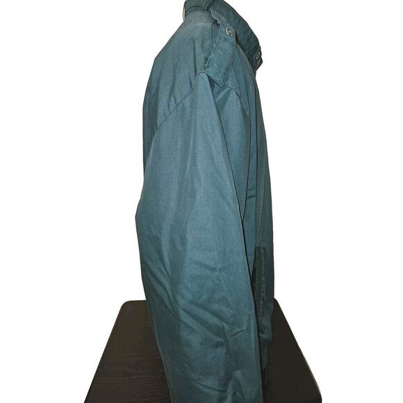 Members Only Jacket Mens Green Bomber Coat Full Zip Size 44 - Picture 6 of 10